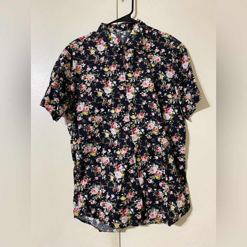 Flower Men’s Button Up